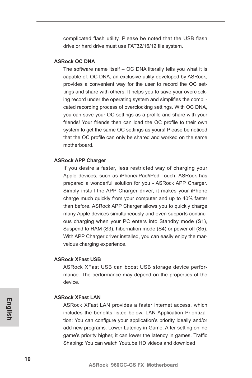 English | ASRock 960GC-GS FX User Manual | Page 10 / 55