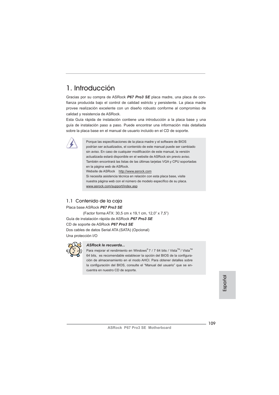 ASRock P67 Pro3 SE User Manual | Page 109 / 277