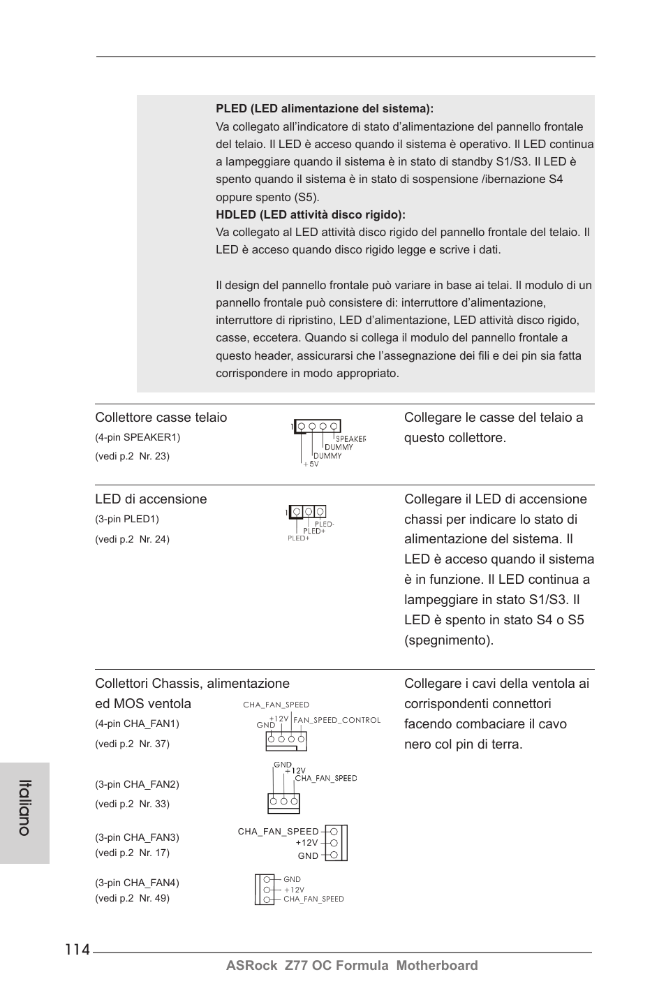 Italiano | ASRock Z77 OC Formula User Manual | Page 114 / 270