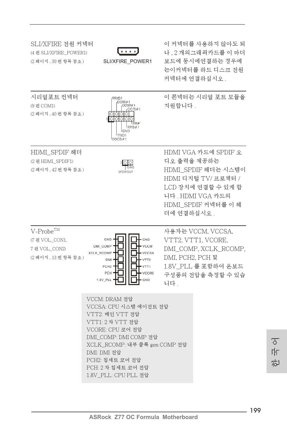 한 국 어 | ASRock Z77 OC Formula User Manual | Page 199 / 270