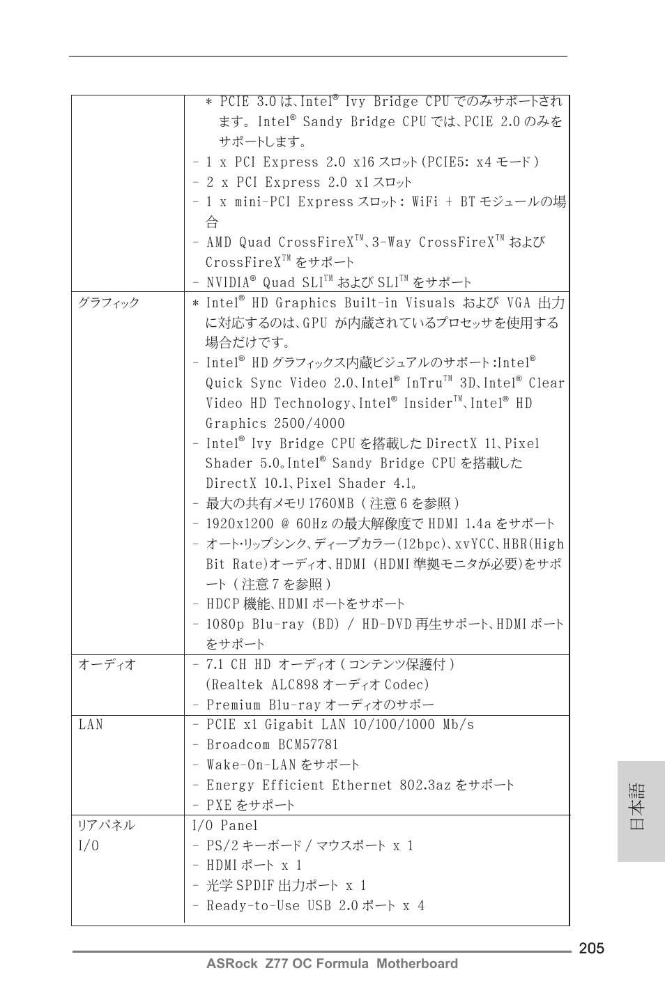 ASRock Z77 OC Formula User Manual | Page 205 / 270