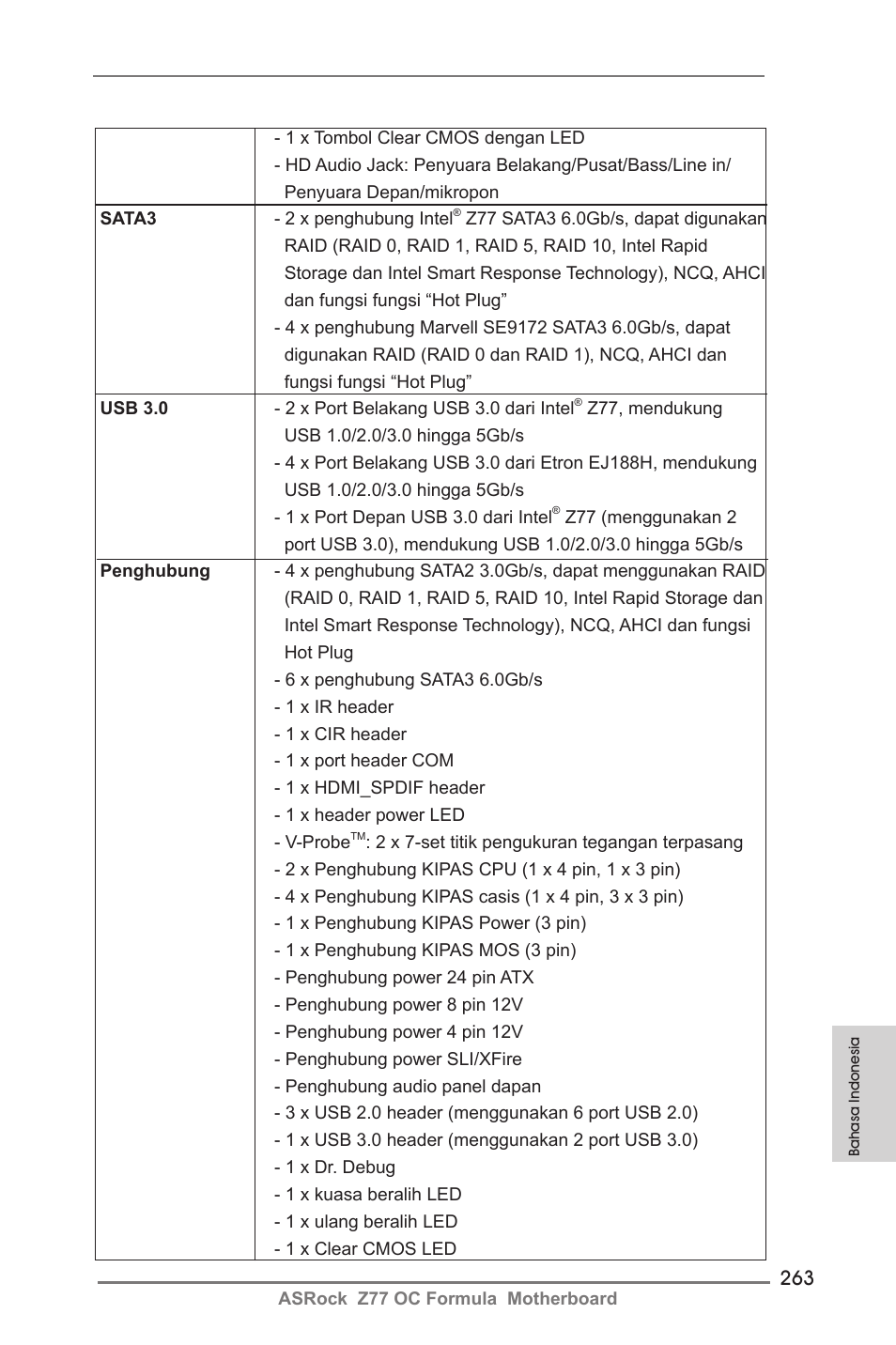 ASRock Z77 OC Formula User Manual | Page 263 / 270