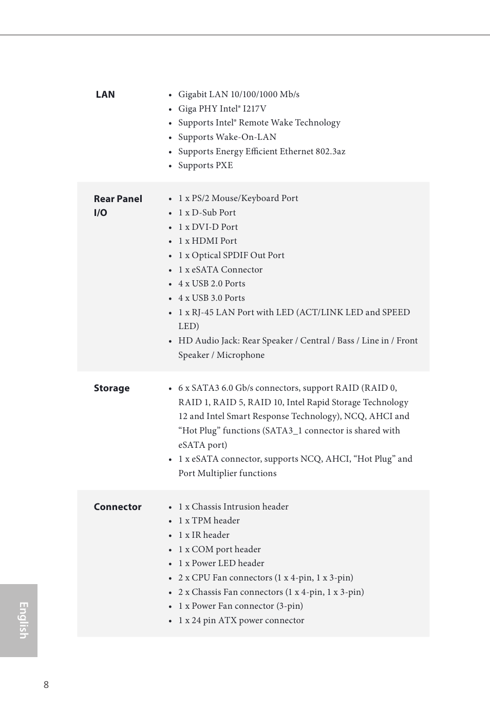 English | ASRock Z87M Extreme4 User Manual | Page 10 / 175