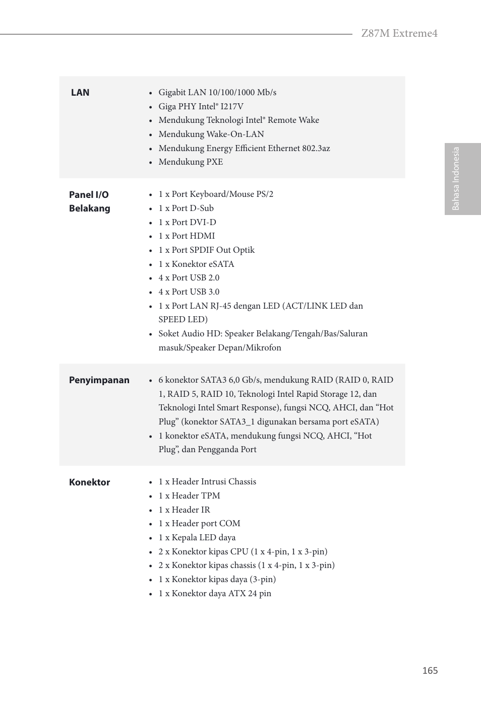 Z87m extreme4 | ASRock Z87M Extreme4 User Manual | Page 167 / 175