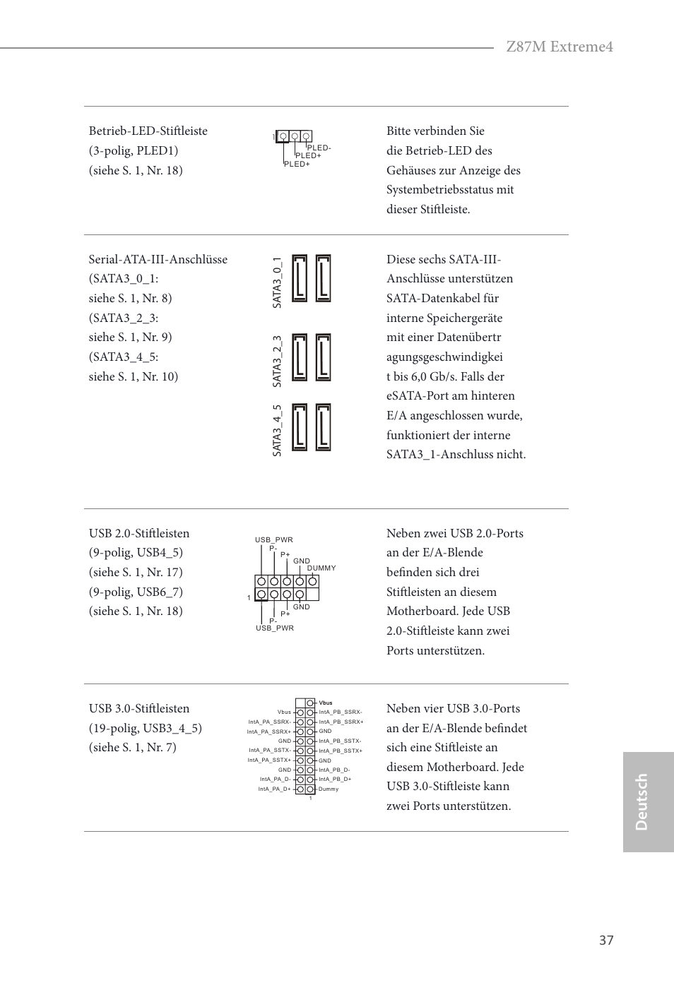 Deutsch z87m extreme4 | ASRock Z87M Extreme4 User Manual | Page 39 / 175