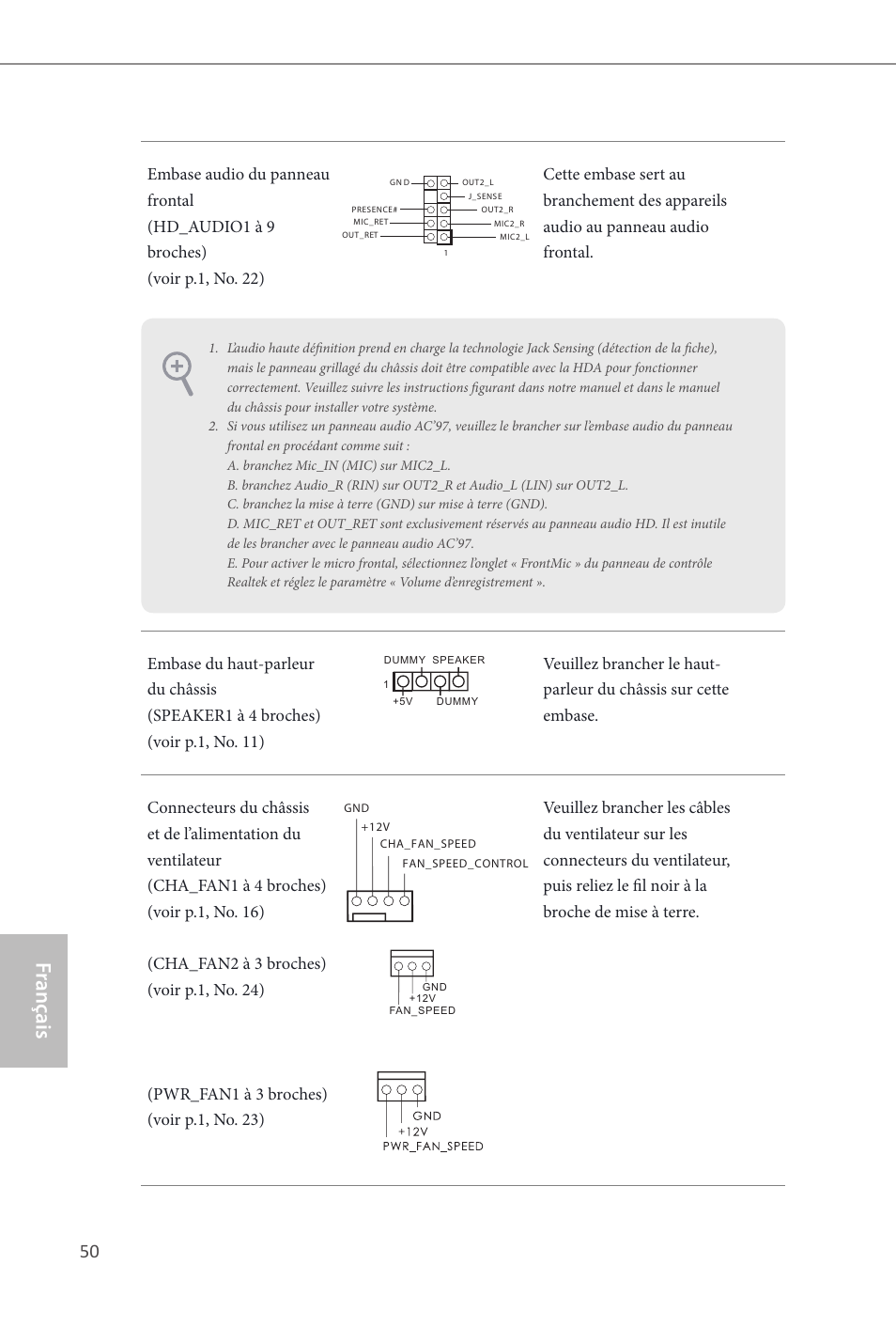 Fr ançais français | ASRock Z87M Extreme4 User Manual | Page 52 / 175