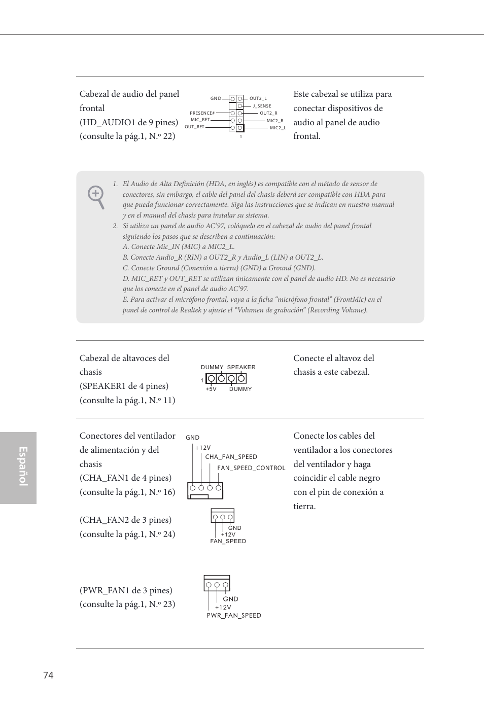 Español | ASRock Z87M Extreme4 User Manual | Page 76 / 175