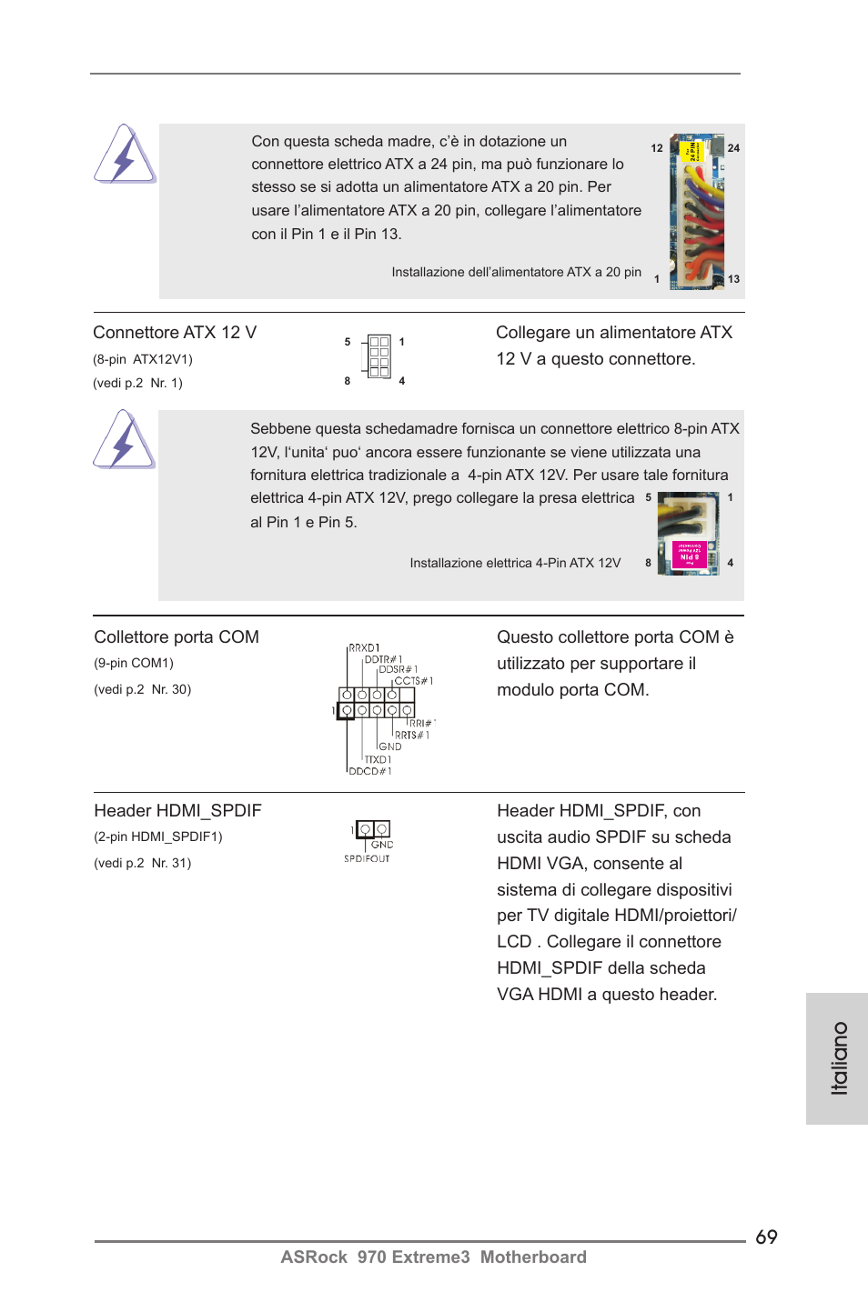 Italiano | ASRock 970 Extreme3 User Manual | Page 69 / 176