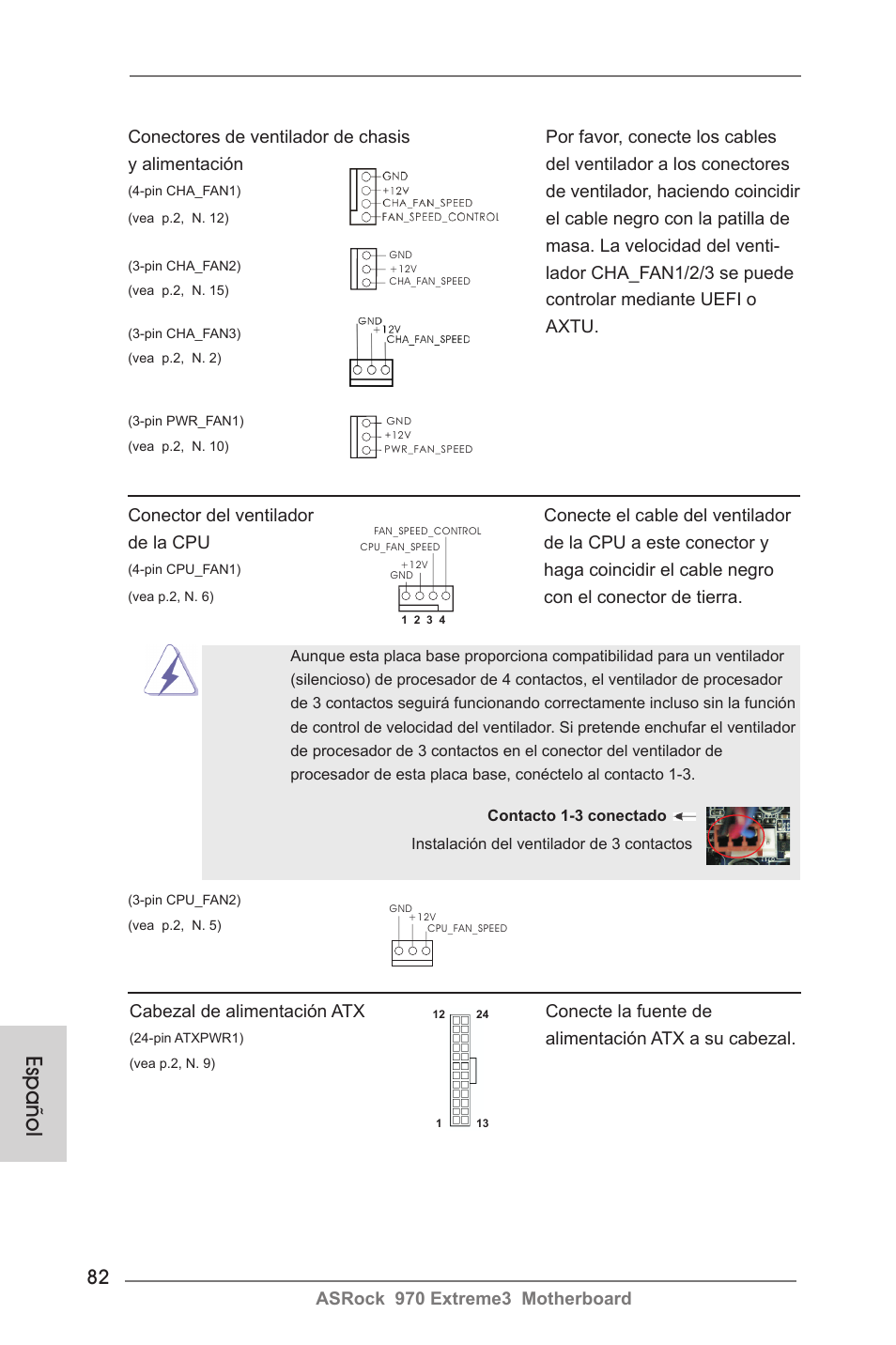 Español | ASRock 970 Extreme3 User Manual | Page 82 / 176