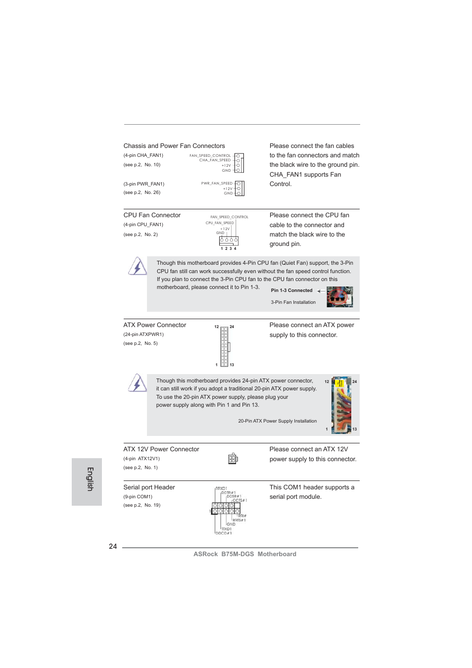 English | ASRock B75M-DGS User Manual | Page 24 / 185