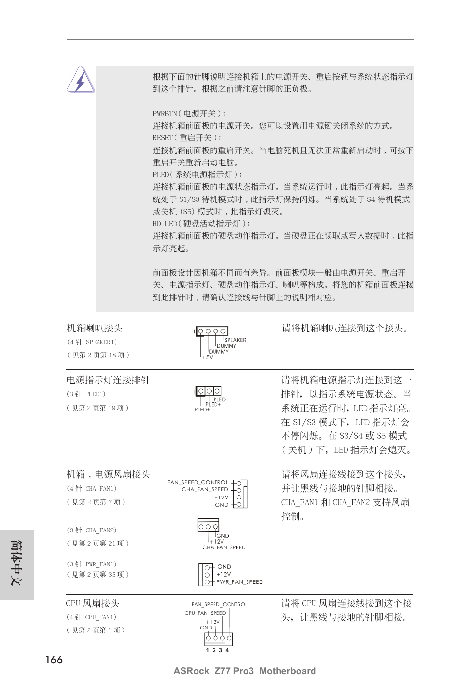 簡體中文 | ASRock Z77 Pro3 User Manual | Page 166 / 192