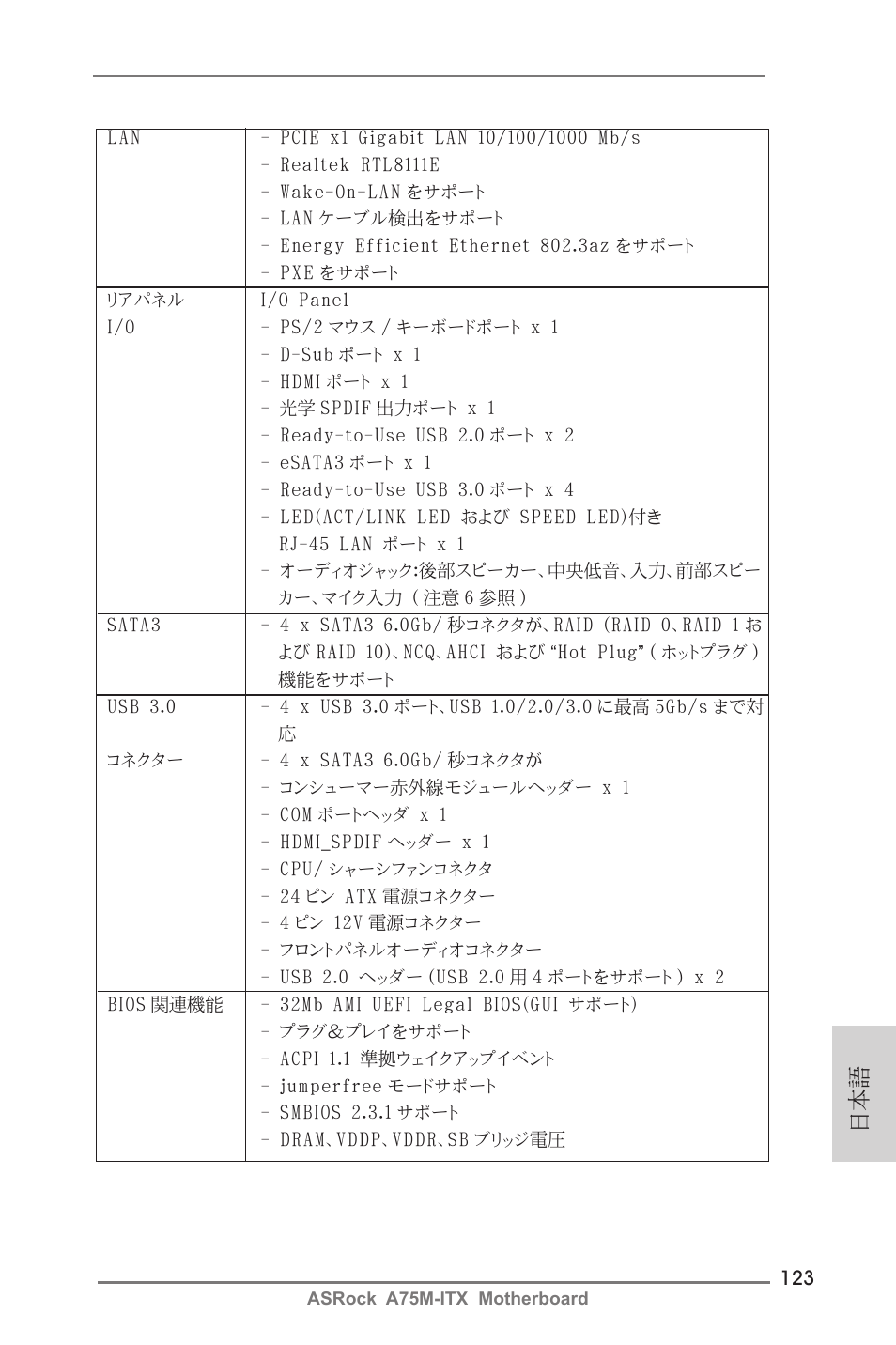 ASRock A75M-ITX User Manual | Page 123 / 157
