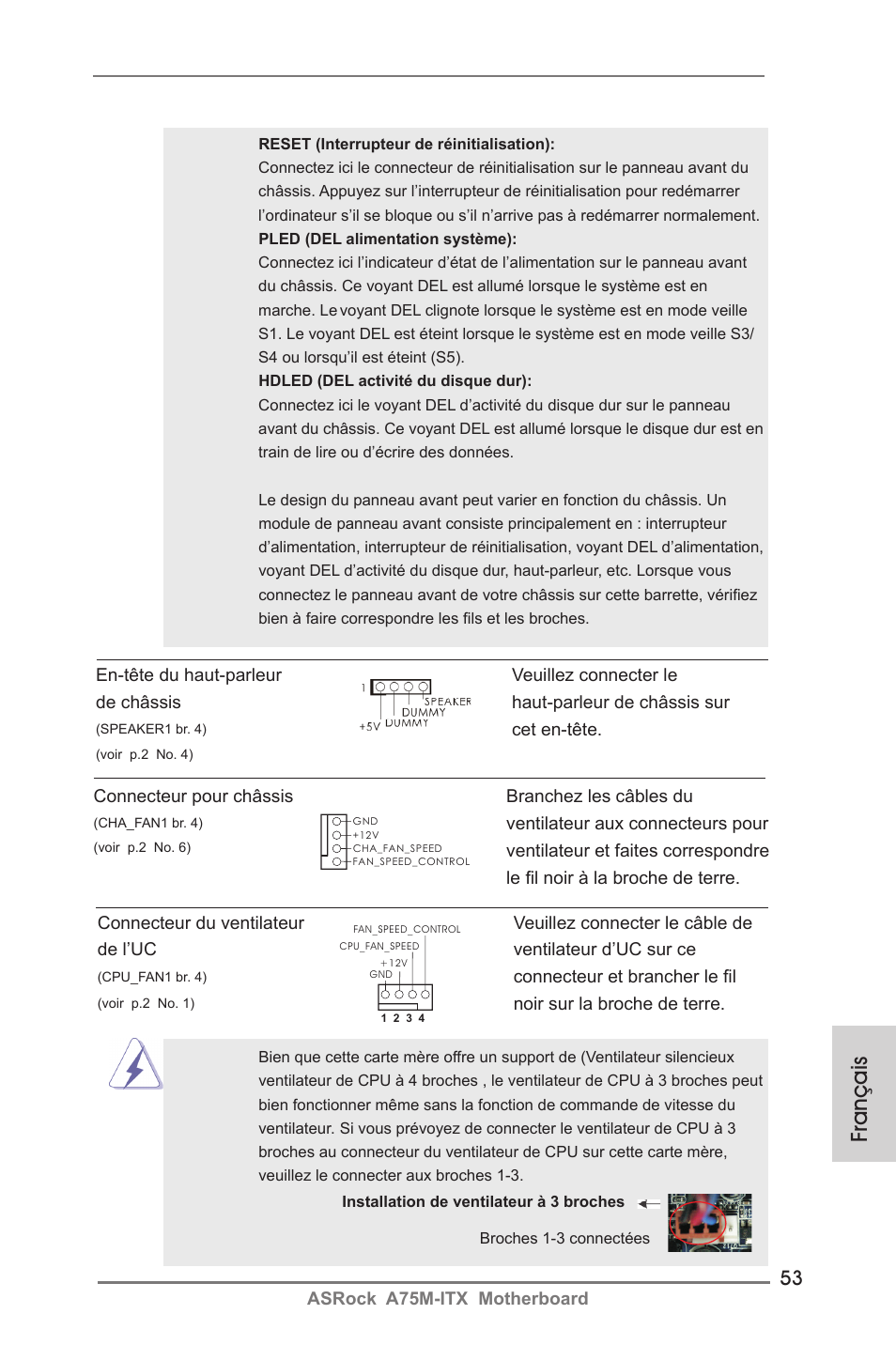Français | ASRock A75M-ITX User Manual | Page 53 / 157