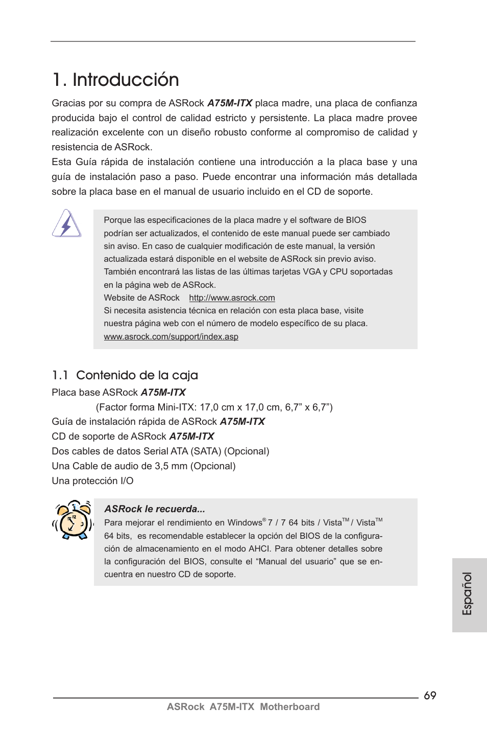 ASRock A75M-ITX User Manual | Page 69 / 157