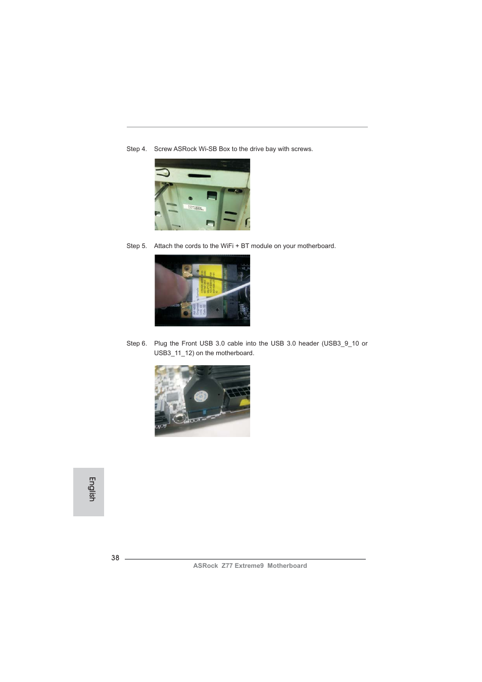 ASRock Z77 Extreme9 User Manual | Page 38 / 248