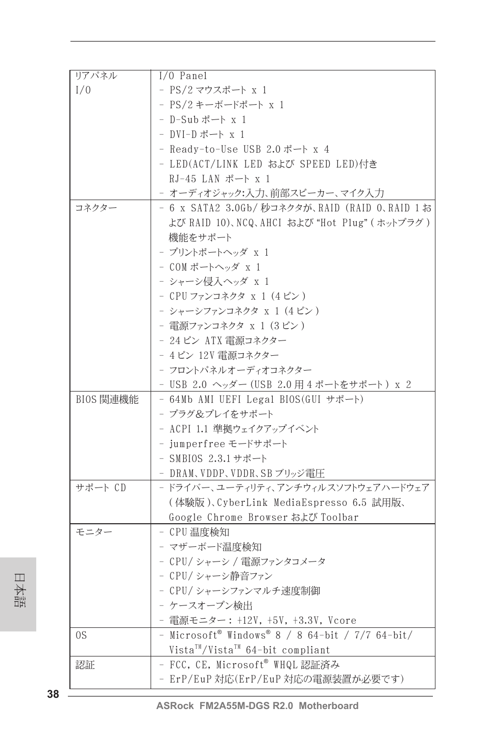 ASRock FM2A55M-DGS R2.0 User Manual | Page 38 / 56