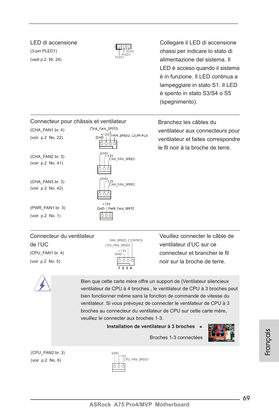 Français | ASRock A75 Pro4__MVP User Manual | Page 69 / 200