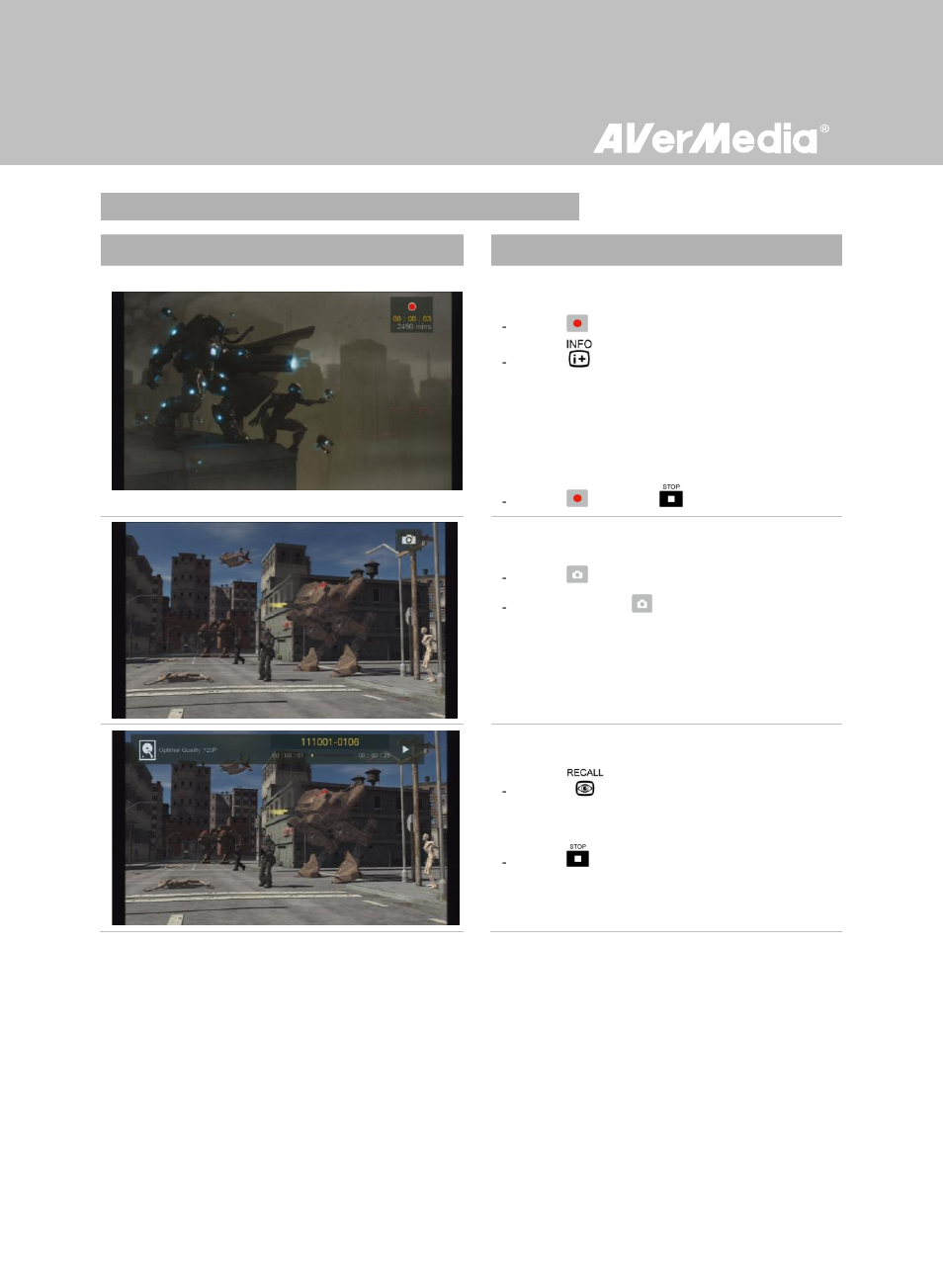 2 gameplay capture under standard mode | AverMedia Game Capture HD User Manual | Page 34 / 116