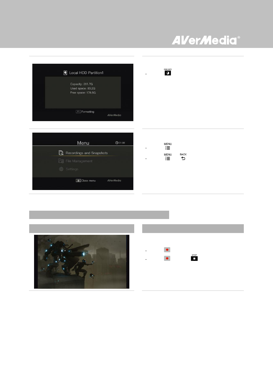 Gameplay capture under real-time mode, 3 gameplay capture under real-time mode | AverMedia Game Capture HD User Manual | Page 36 / 116