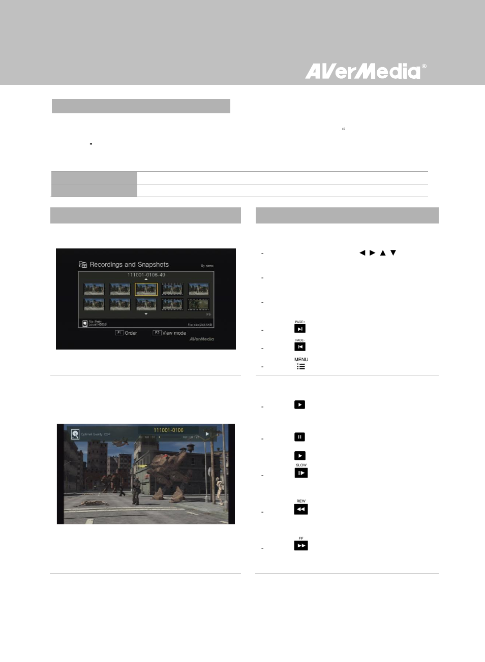 Recordings and snapshots, 1 recordings and snapshots | AverMedia Game Capture HD User Manual | Page 38 / 116