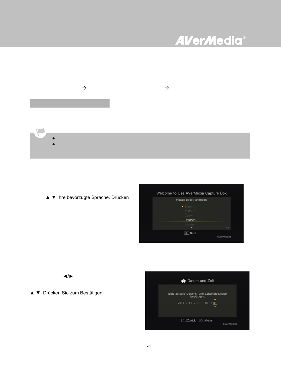 C281 _ 精簡版_20110930__german_v2_test | AverMedia Game Capture HD User Manual | Page 96 / 116