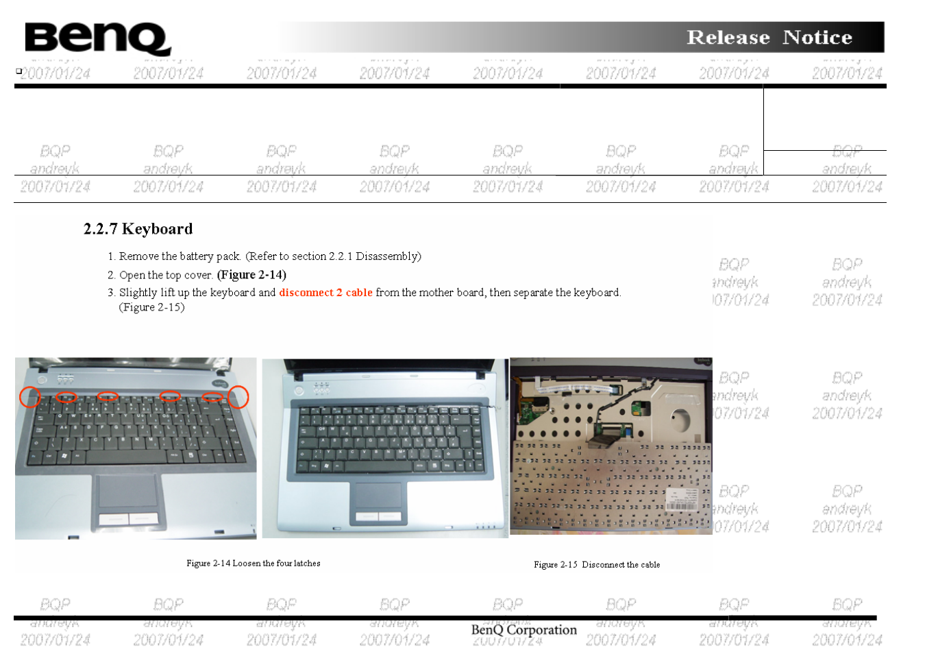 BenQ Joybook R55 User Manual | Page 12 / 32