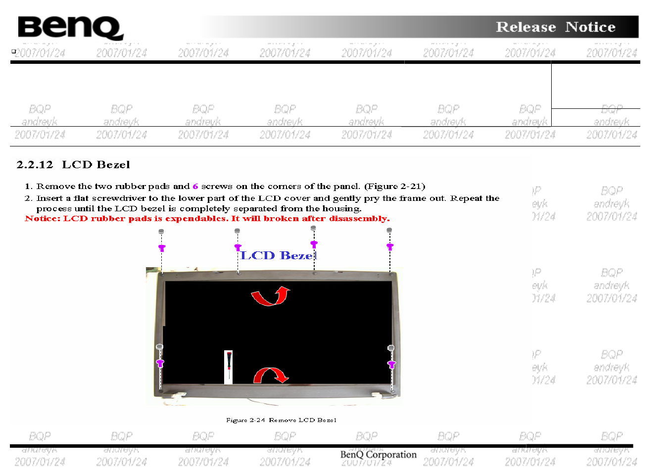 BenQ Joybook R55 User Manual | Page 18 / 32