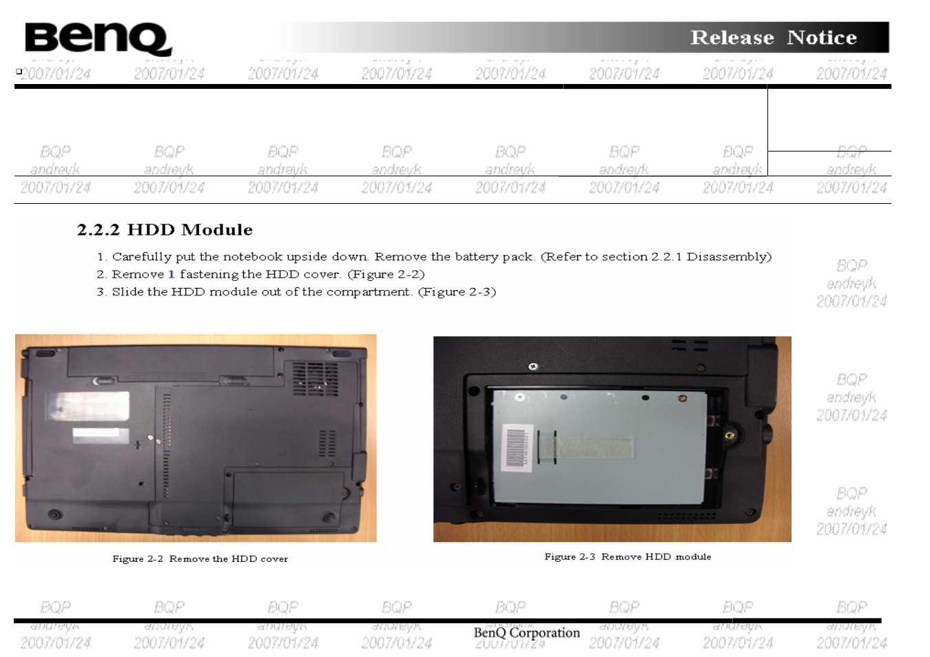 BenQ Joybook R55 User Manual | Page 5 / 32