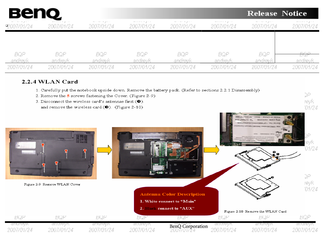 BenQ Joybook R55 User Manual | Page 9 / 32
