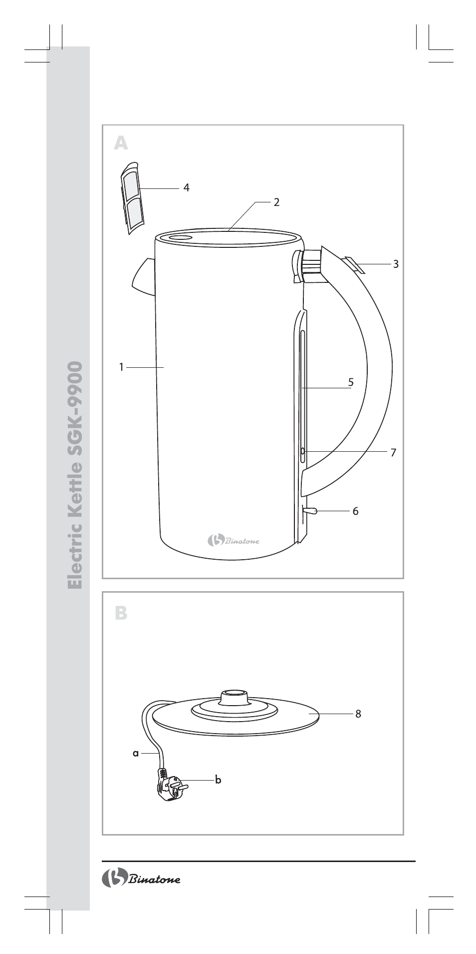 Binatone SGK-9900 User Manual | Page 2 / 30