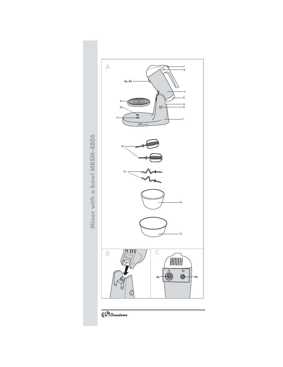 Binatone MRSM-8806 User Manual | Page 2 / 28