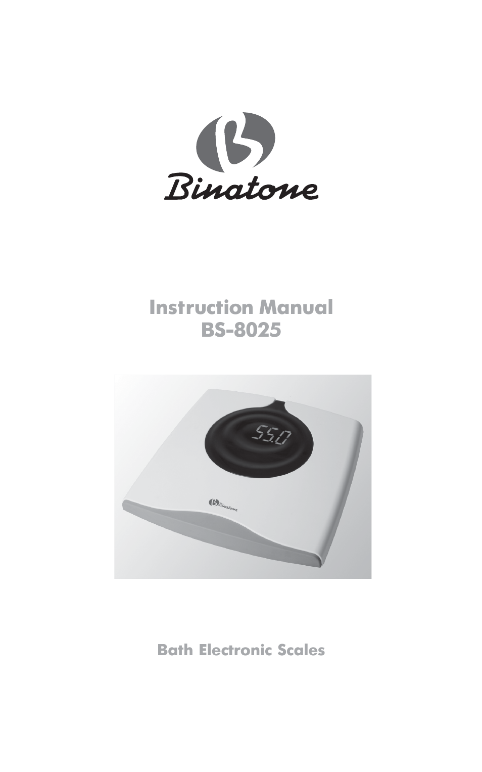 Binatone BS-8025 User Manual | 20 pages