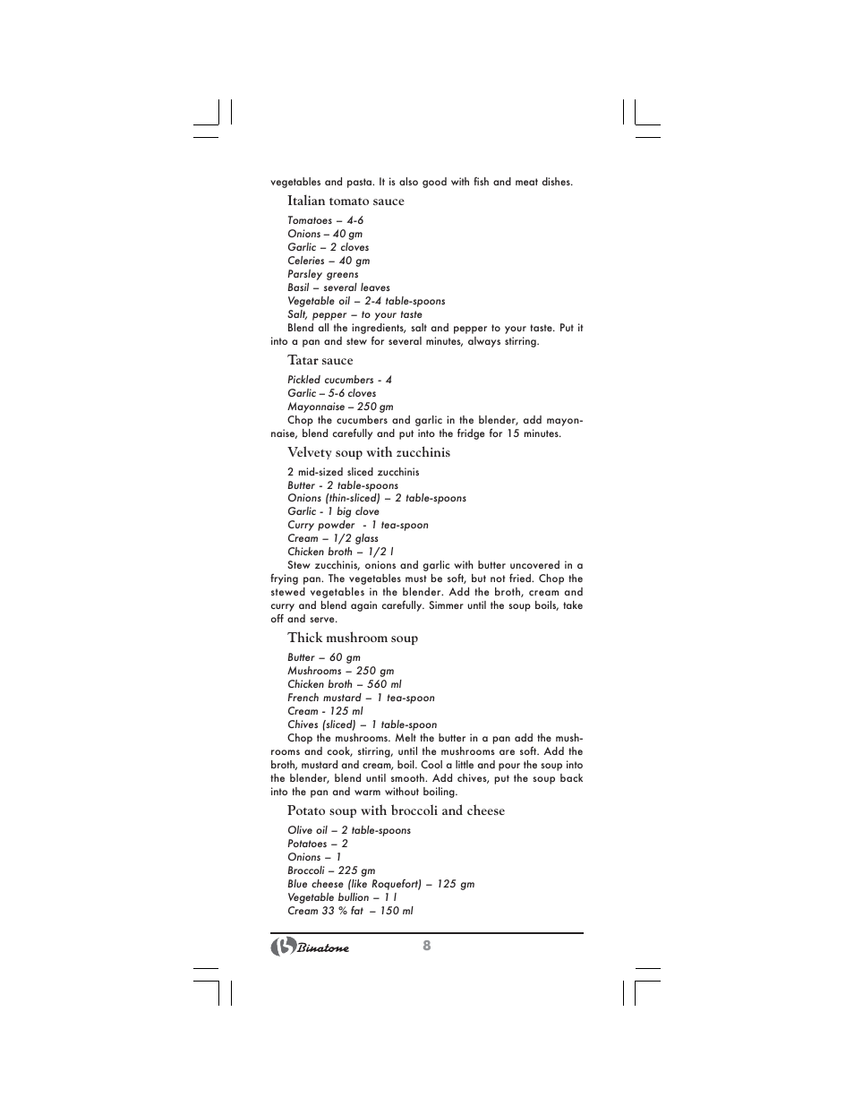 Binatone NB-7703 User Manual | Page 8 / 42
