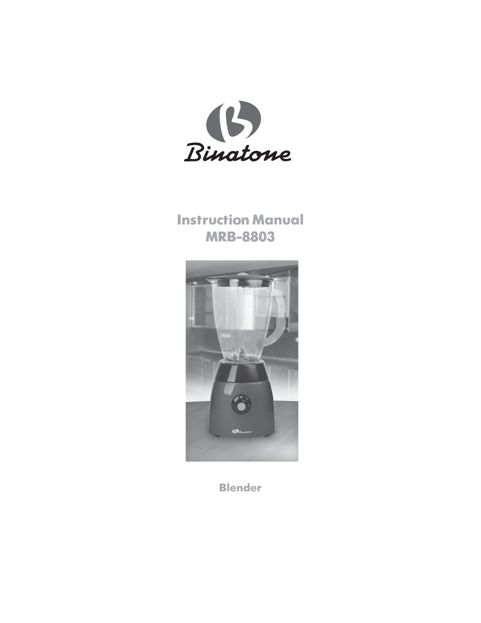 Binatone MRB-8803 User Manual | 34 pages