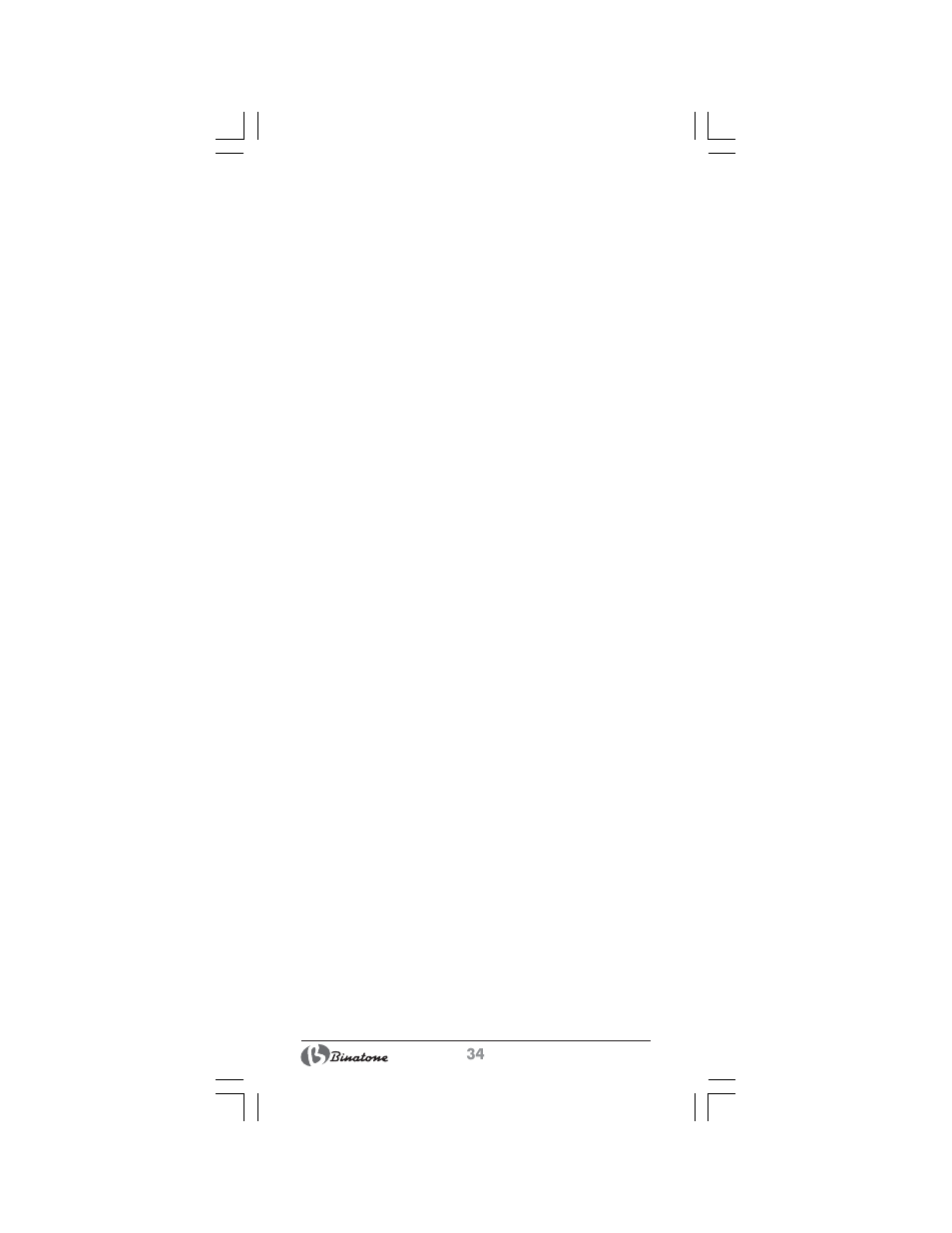 Binatone MRB-8803 User Manual | Page 34 / 34