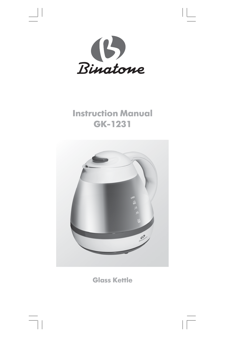 Binatone GK-1231 User Manual | 30 pages