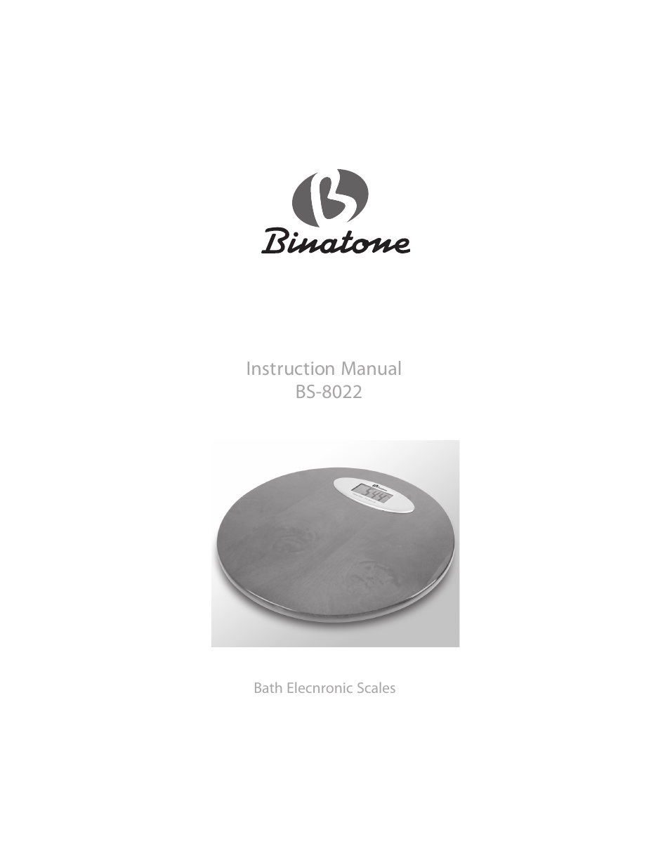 Binatone BS-8022 User Manual | 22 pages