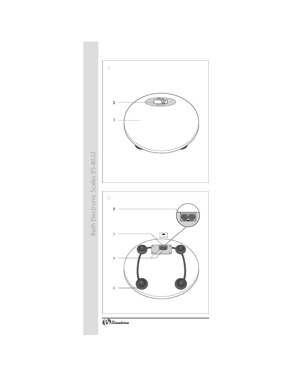Bat h elec tro ni c sc ales b s- 802 2 | Binatone BS-8022 User Manual | Page 2 / 22