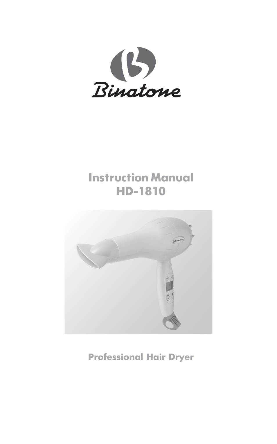Binatone HD-1810 User Manual | 28 pages