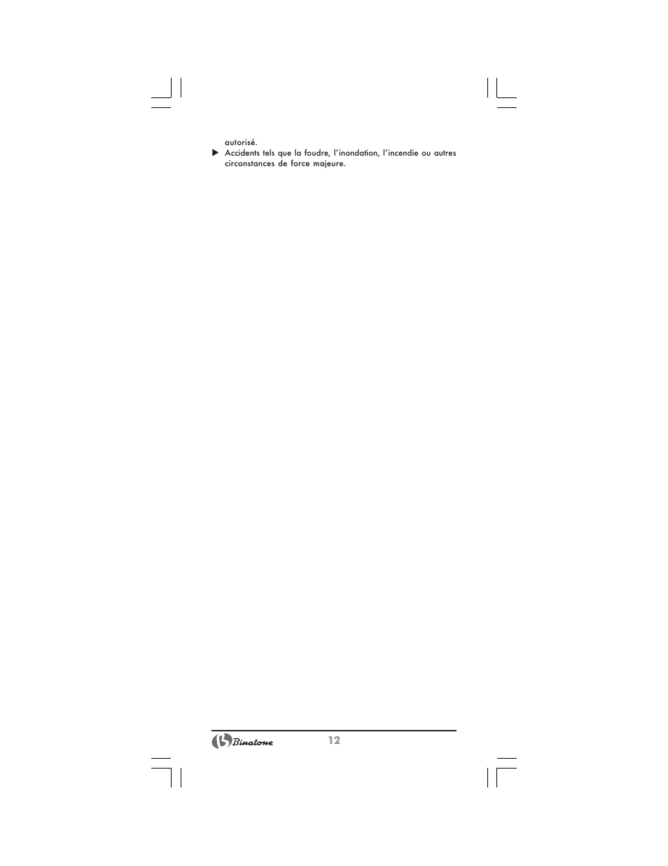 Binatone MRHB-8805 User Manual | Page 12 / 26
