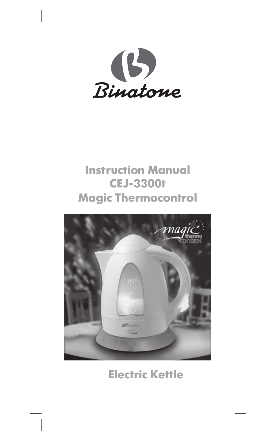 Binatone CEJ-3300T User Manual | 28 pages