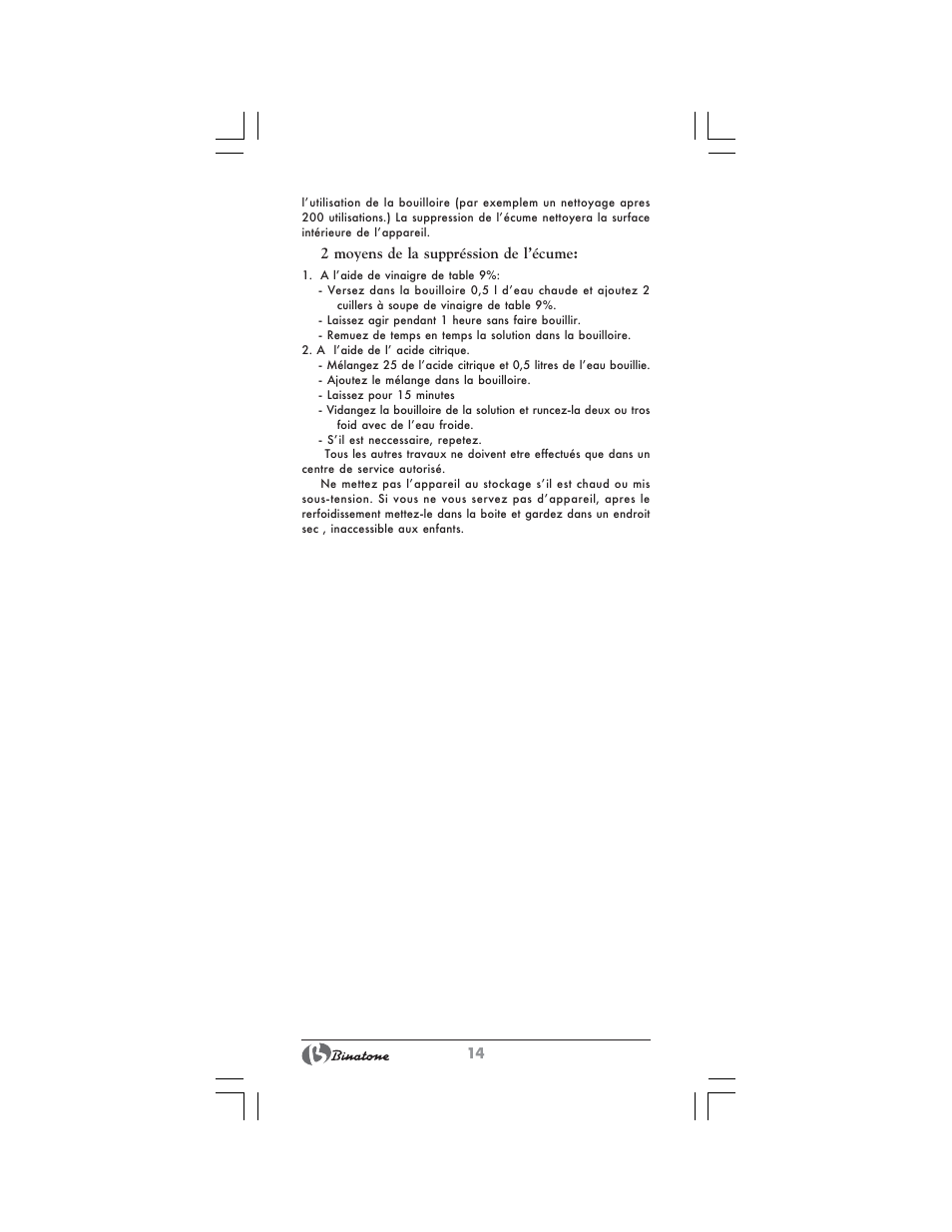 Binatone MEJ-3000A User Manual | Page 14 / 28