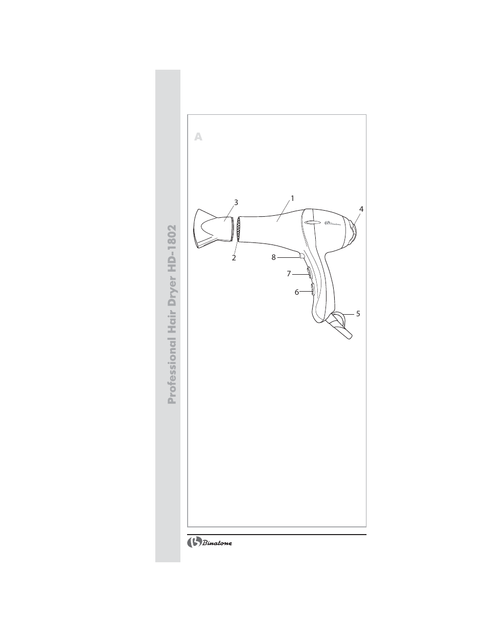 Binatone HD-1802 User Manual | Page 2 / 28