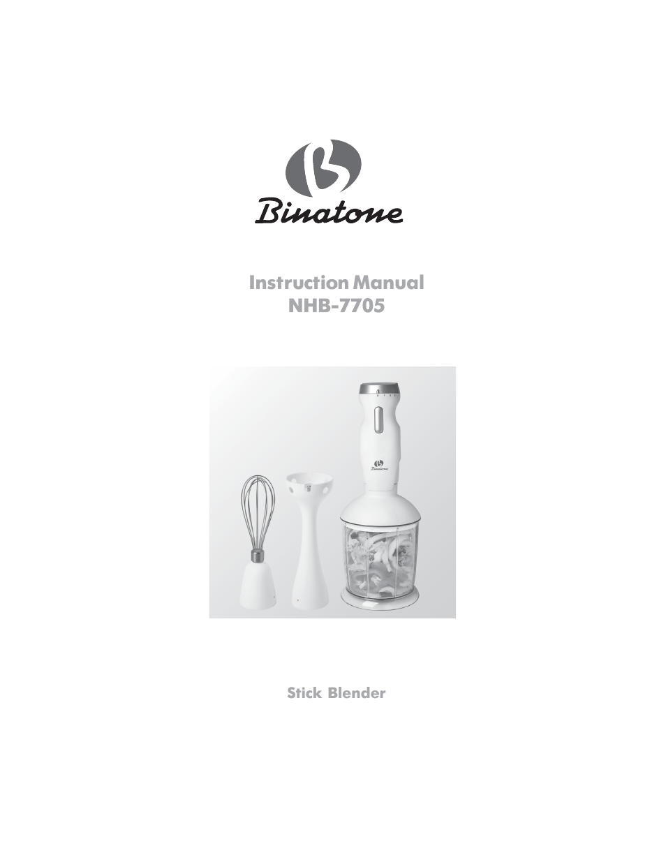 Binatone NHB-7705 User Manual | 32 pages