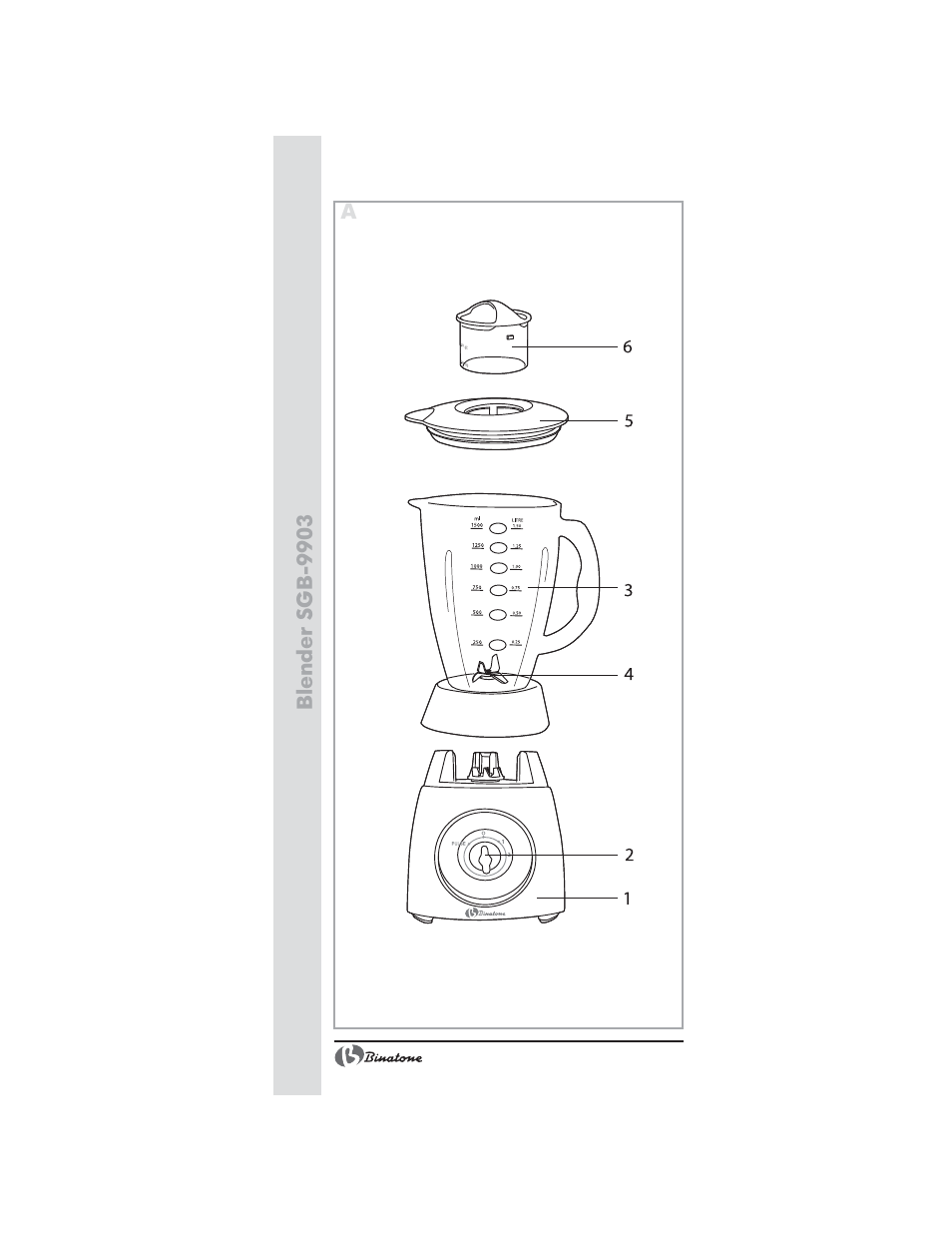 Blender sgb990 3 a | Binatone SGB-9903 User Manual | Page 2 / 34