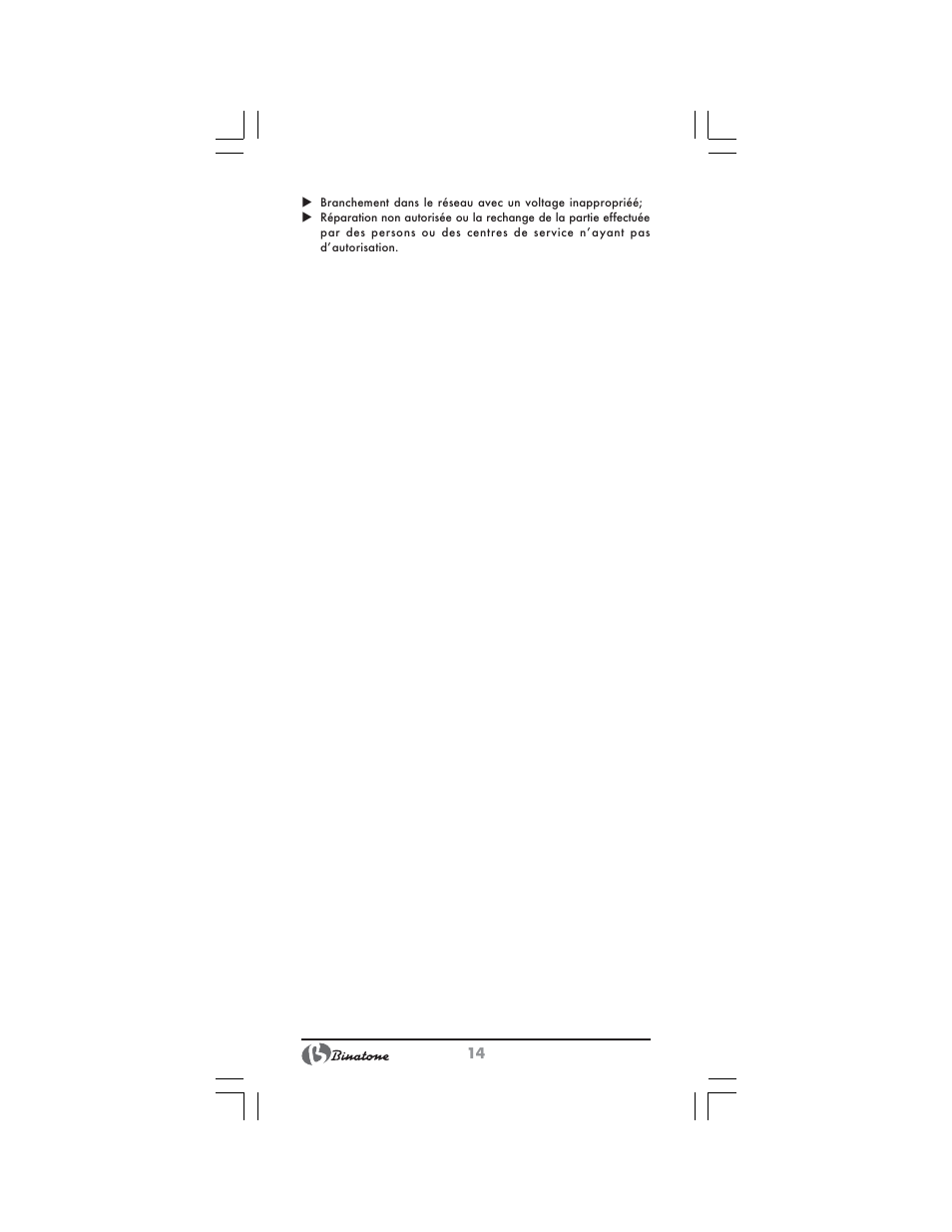 Binatone CI-580 User Manual | Page 14 / 28