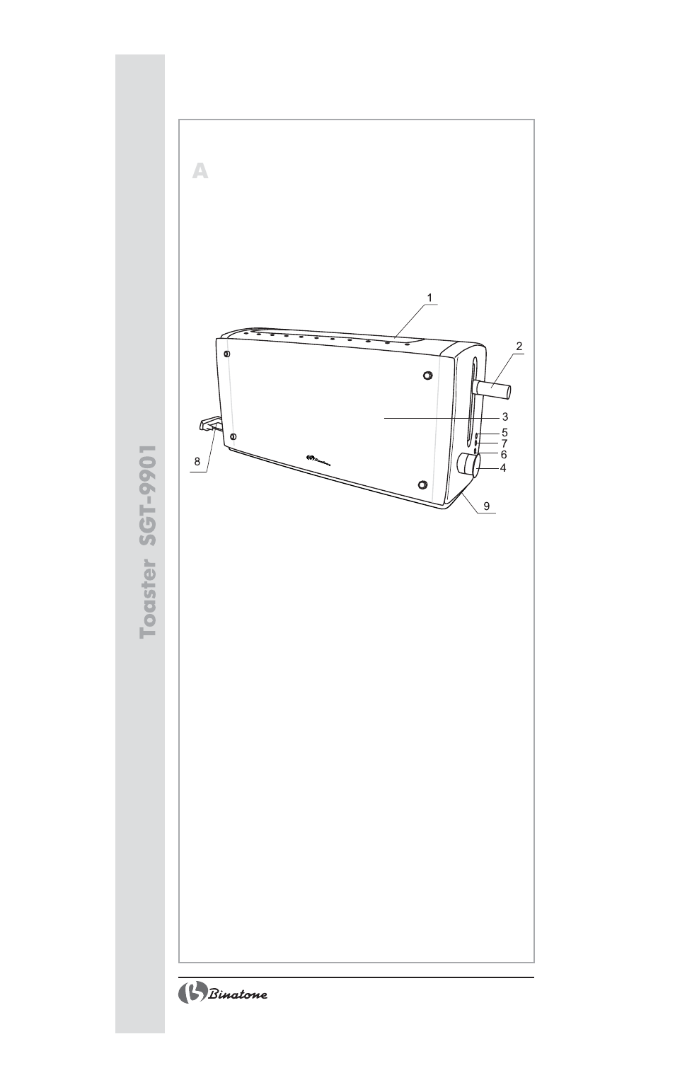 Binatone SGT-9901 User Manual | Page 2 / 28