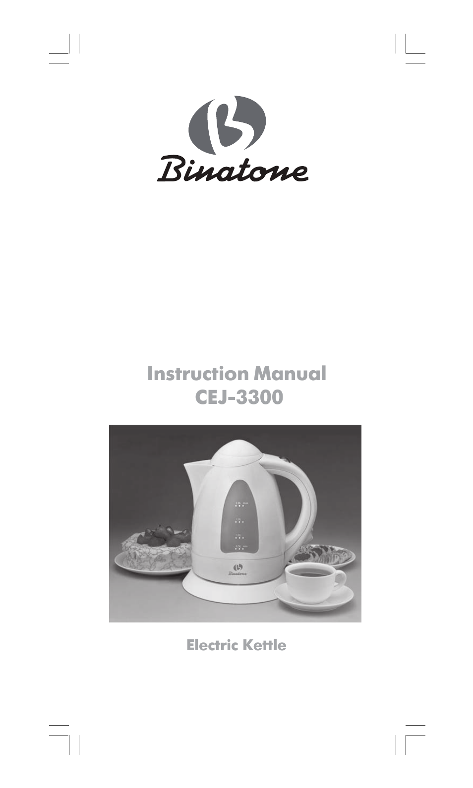 Binatone CEJ-3300 User Manual | 28 pages