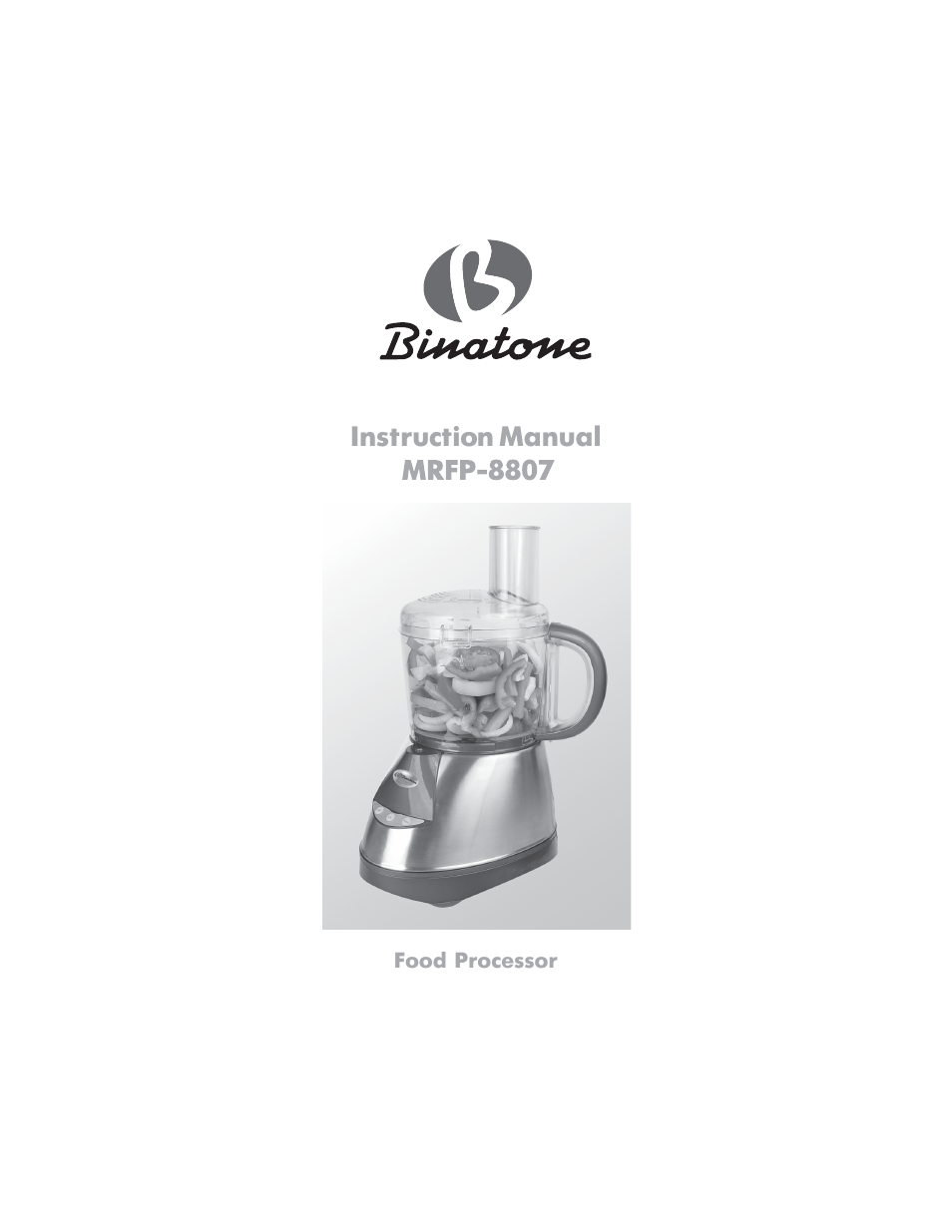 Binatone MRFP-8807 User Manual | 36 pages