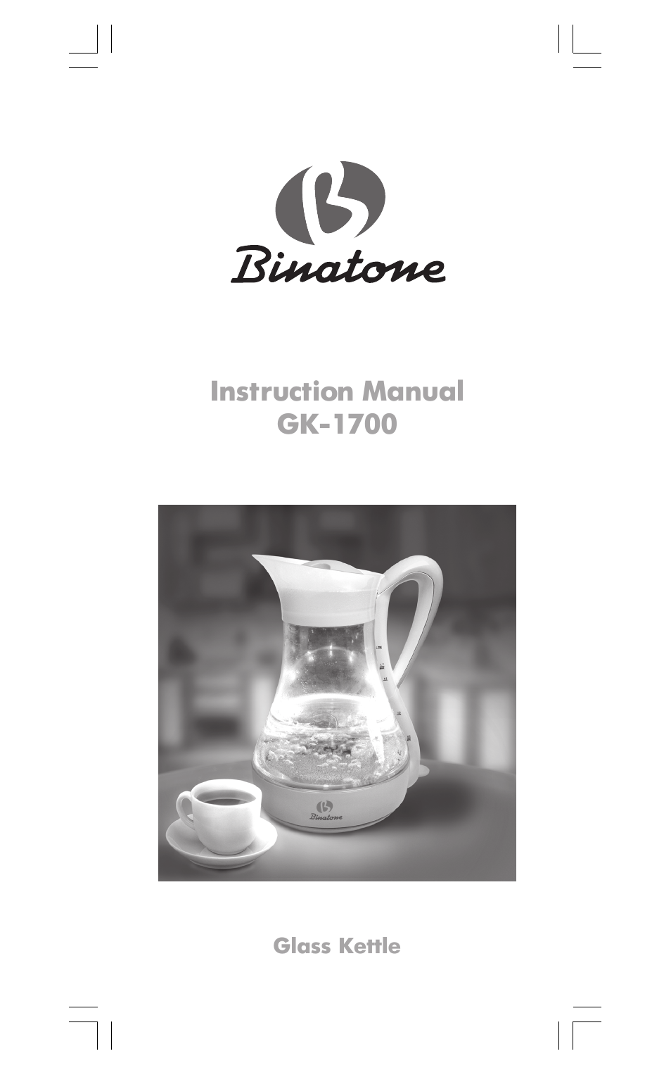 Binatone GK-1700 User Manual | 30 pages